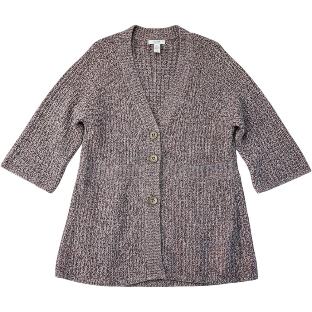 Style & Co Womens XL Multicolor Space Dye Chunky Knit Button Front Cardigan XL
